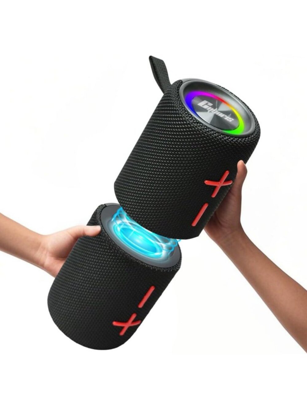 Portable 40W Bluetooth Speaker - 2-in-1 Magnetic, Waterproof, Deep Bass, 24H